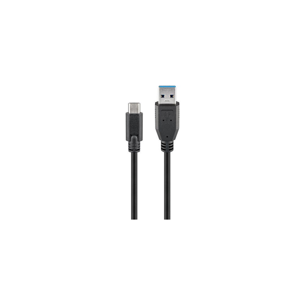 Goobay|71221|USB-C|to|USB|A|3.0|cable,|black,|2m|||Goobay|||USB-C|to