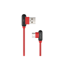 Natec|Prati,|Angled|USB|Type|C|to|Type|A|Cable|1m,|Red|||Natec|||USB