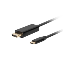Lanberg|USB-C|to|DisplayPort|Cable,|1|m|4K/60Hz,|Black|||Lanberg