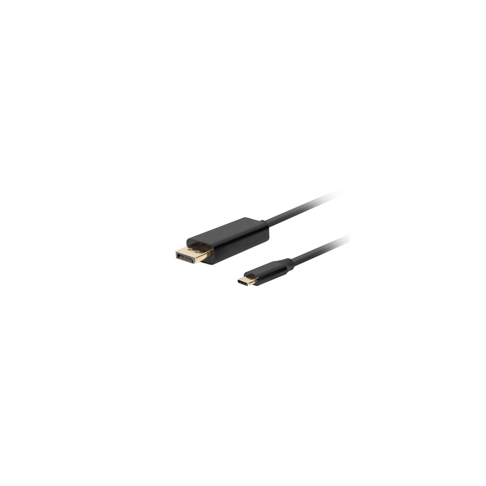 Lanberg|USB-C|to|DisplayPort|Cable,|1|m|4K/60Hz,|Black|||Lanberg