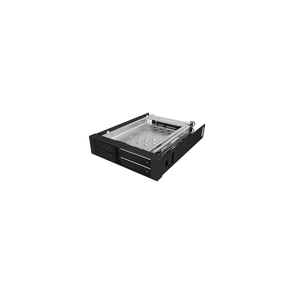 Icy Box IB-2227StS Storage Drive Cage for 2.5" HDD, Black | Raidsonic