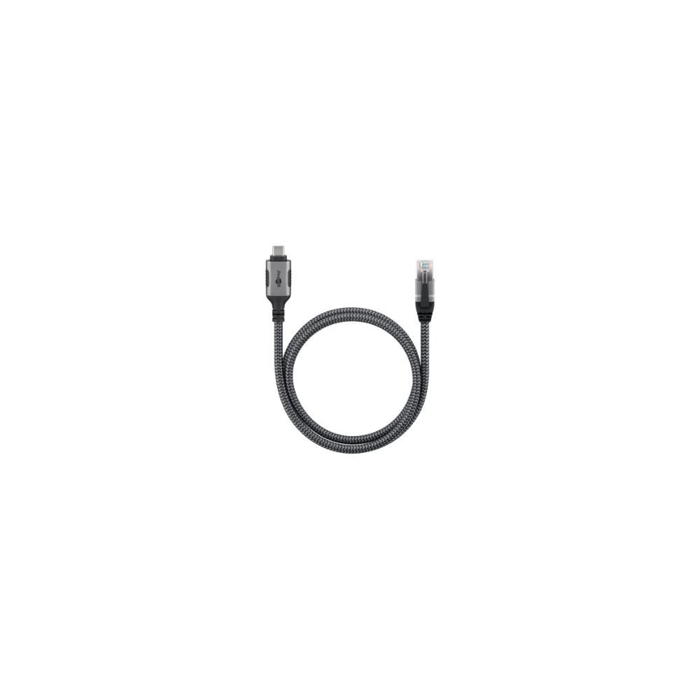 Goobay USB-A 3.1 to RJ45 Ethernet Cable, 1 m | 70696 | Black