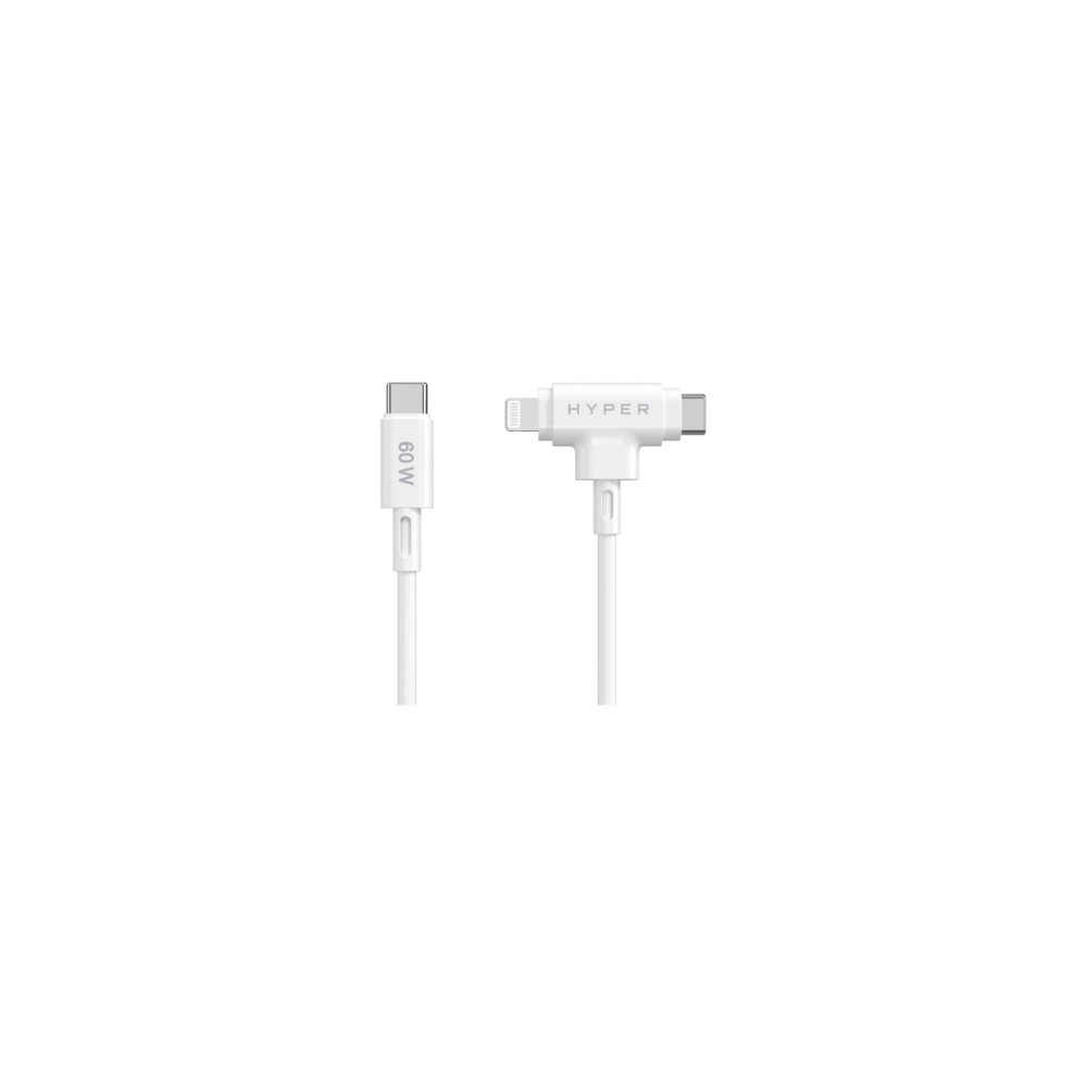 Hyper|HyperJuice|Silicone|USB-C|to|USB-C|and|Lightning|Hybrid|60W