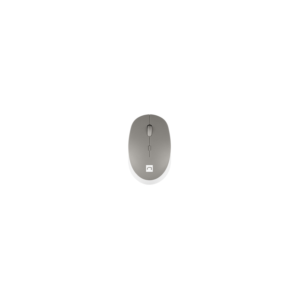 Natec | Mouse | Harrier 2 | Wireless | Bluetooth | White/Grey