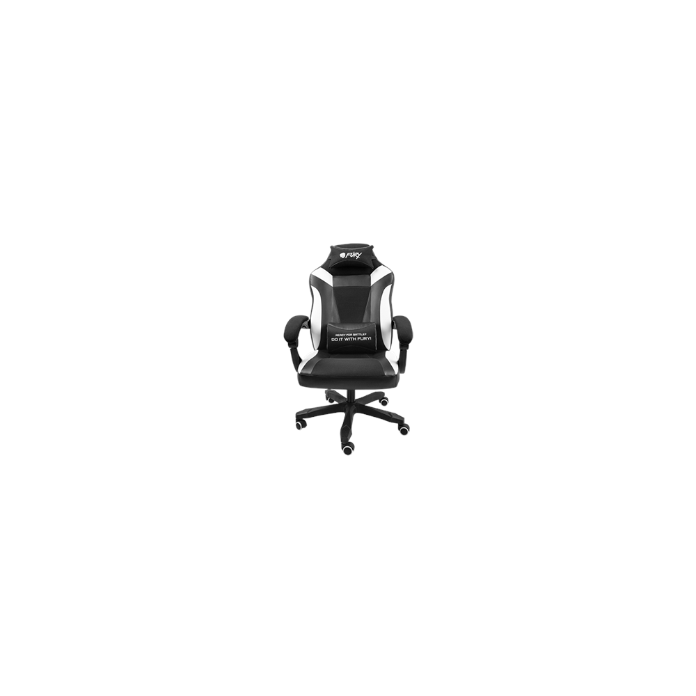 Fury Gaming Chair Fury Avenger M+ PU Leather | Black/White