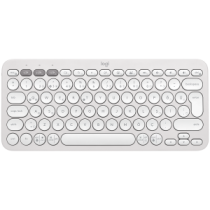 LOGITECH K380S Multi-Device Bluetooth Keyboard - TONAL WHITE - NORDIC