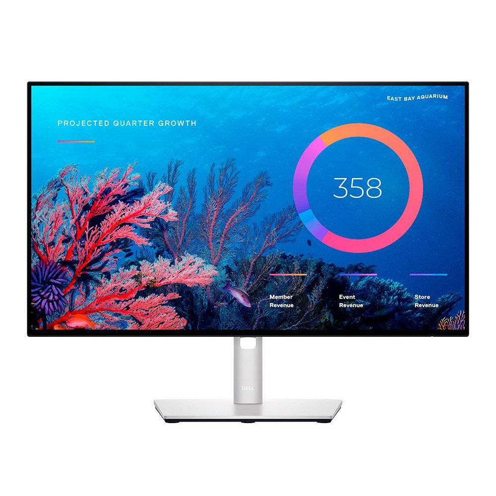 DELL UltraSharp U2422H 61 cm (24") 1920 x 1080 pixels Full HD LCD Black, Silver