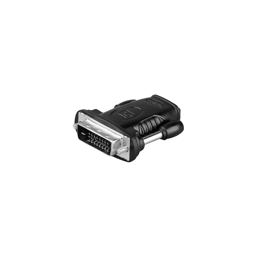 Goobay|||HDMI/DVI-D|adaptor,|nickel|plated|||HDMI|female|(Type|A)