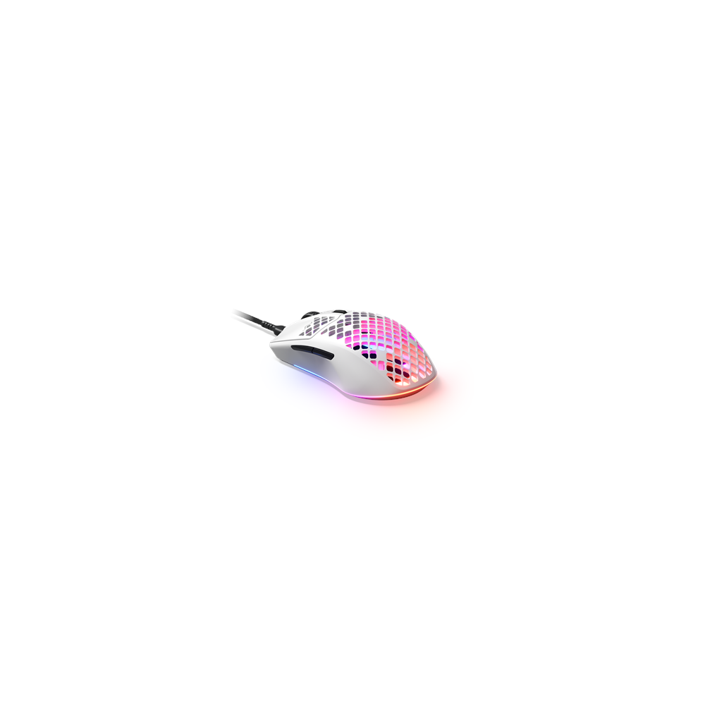SteelSeries|||Gaming|Mouse|||Optical|||Wired|||Snow|||Aerox|3|(2022