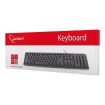 KEYBOARD STANDART USB ENG/BLACK KB-U-103 GEMBIRD