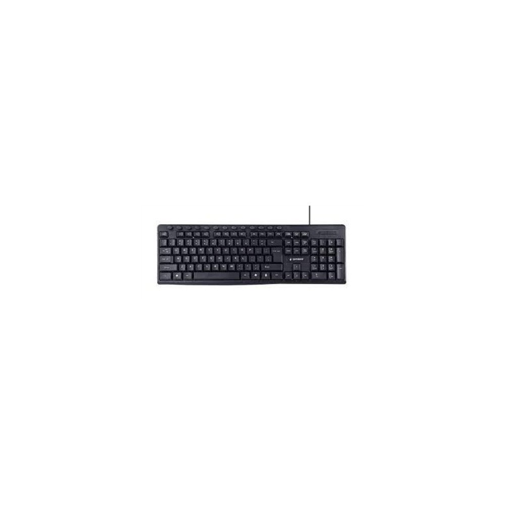 KEYBOARD MULTIMEDIA USB ENG/BLACK KB-UM-107 GEMBIRD