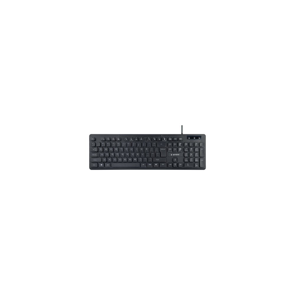 KEYBOARD MULTIMEDIA USB ENG/BLACK KB-UML-02 GEMBIRD