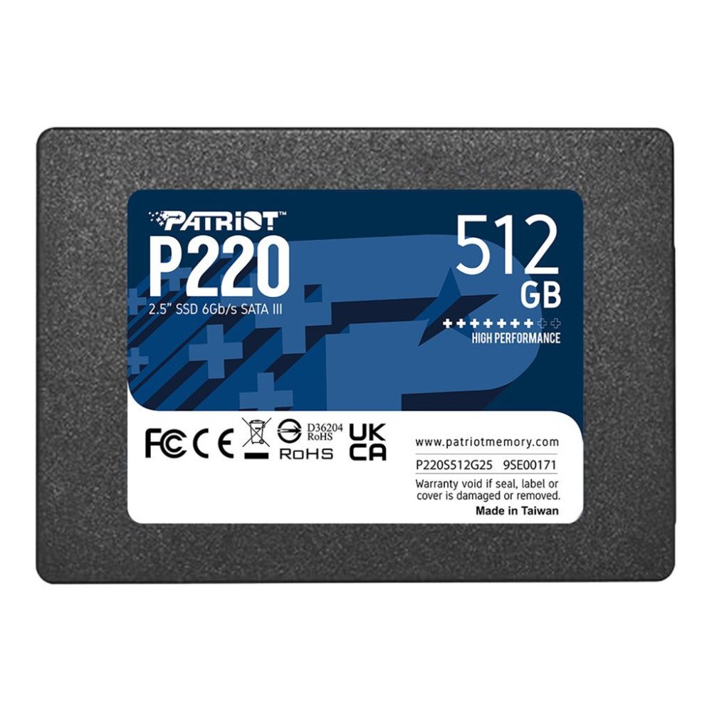 Patriot SSD P220 512GB SATA3 2,5''