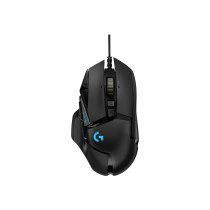 LOGITECH G502 Corded Gaming Mouse - HERO - BLACK - USB - EER2
