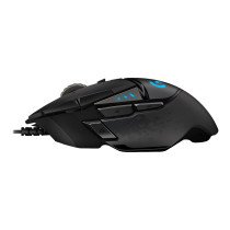 LOGITECH G502 Corded Gaming Mouse - HERO - BLACK - USB - EER2