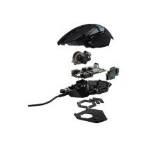 LOGITECH G502 Corded Gaming Mouse - HERO - BLACK - USB - EER2