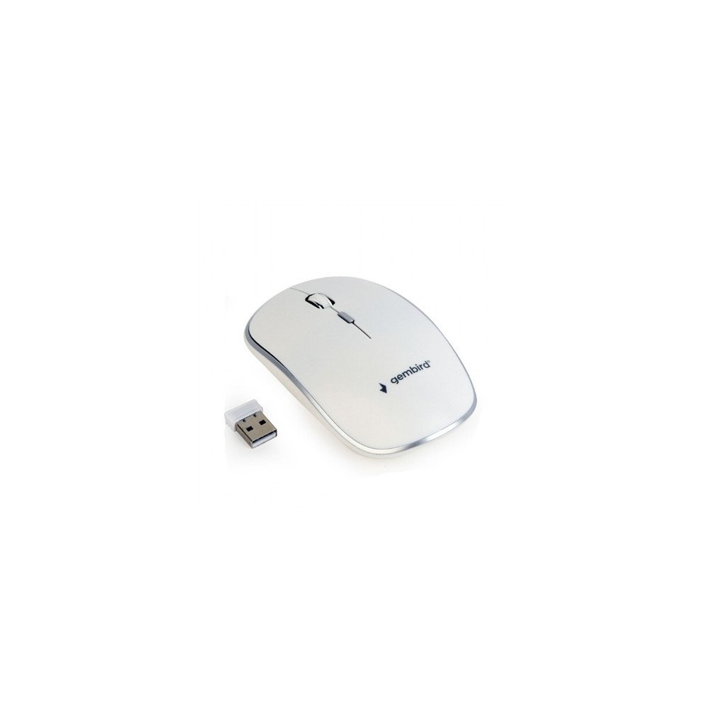 MOUSE USB OPTICAL WRL/WHITE MUSW-4B-01-W GEMBIRD