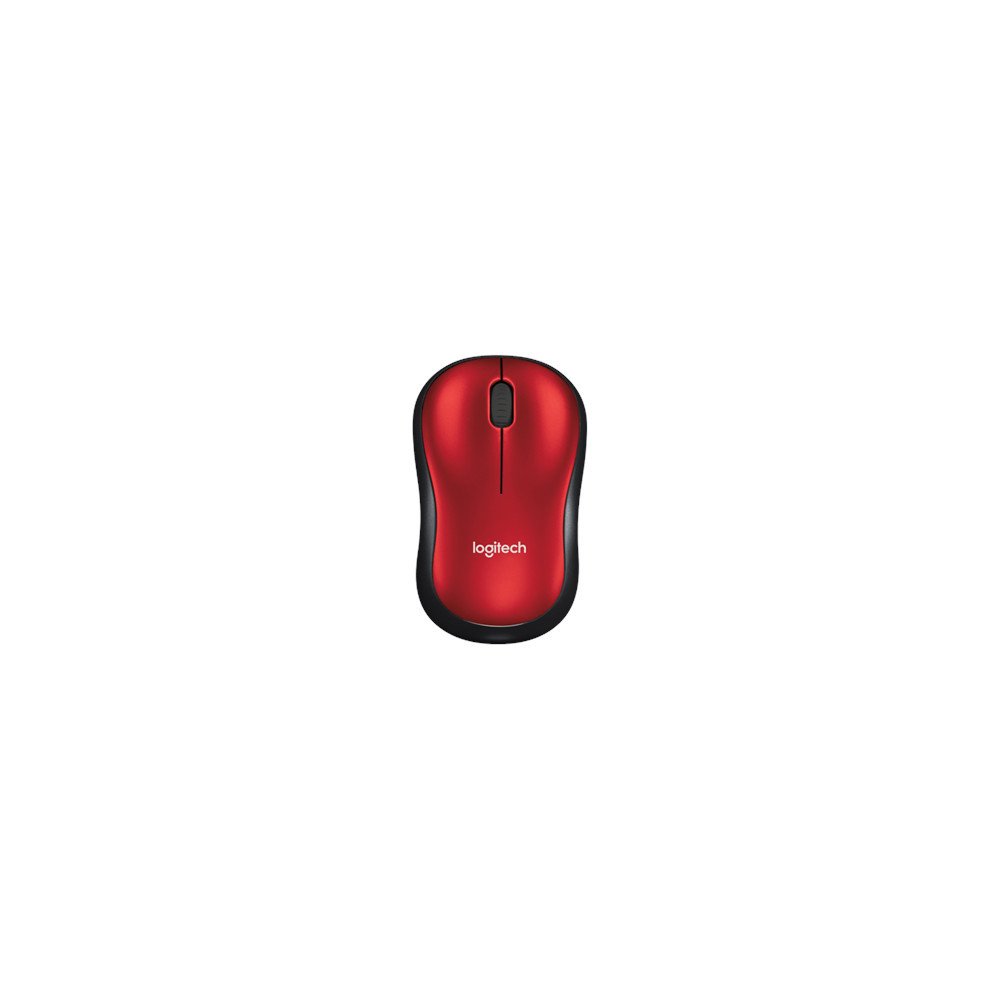 MOUSE USB OPTICAL WRL M185/RED 910-002237 LOGITECH
