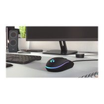 MOUSE USB OPTICAL G203/BLACK 910-005796 LOGITECH