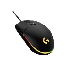 MOUSE USB OPTICAL G203/BLACK 910-005796 LOGITECH