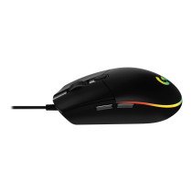 MOUSE USB OPTICAL G203/BLACK 910-005796 LOGITECH