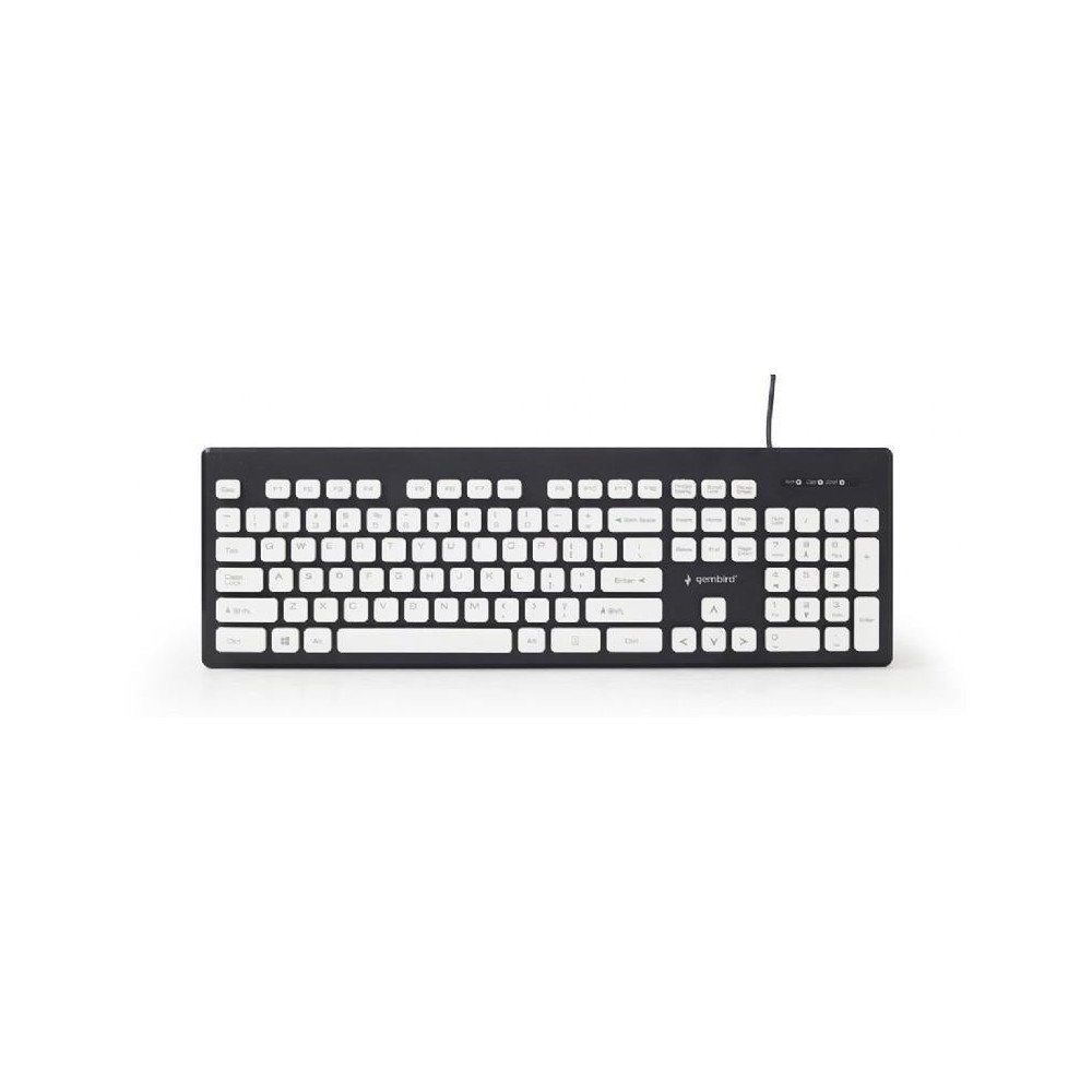 KEYBOARD CHOCOLATE USB ENG/BLACK KB-CH-01 GEMBIRD