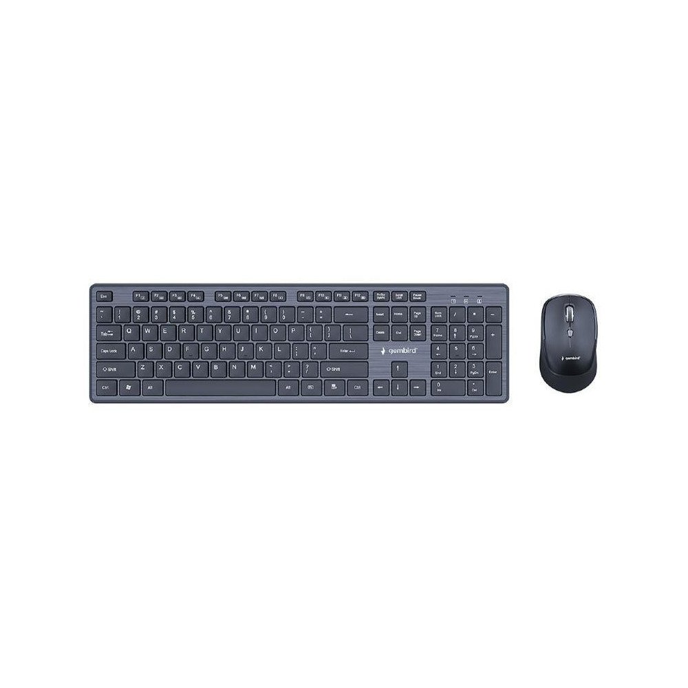 KEYBOARD +MOUSE WRL ENG/DESKTOP BK KBS-WCH-04 GEMBIRD
