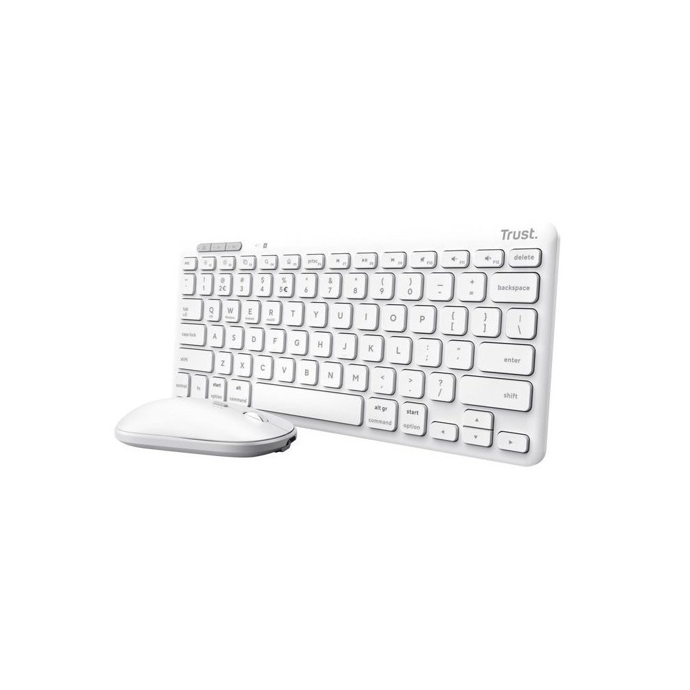 KEYBOARD +MOUSE WRL LYRA/WHITE 25073 TRUST