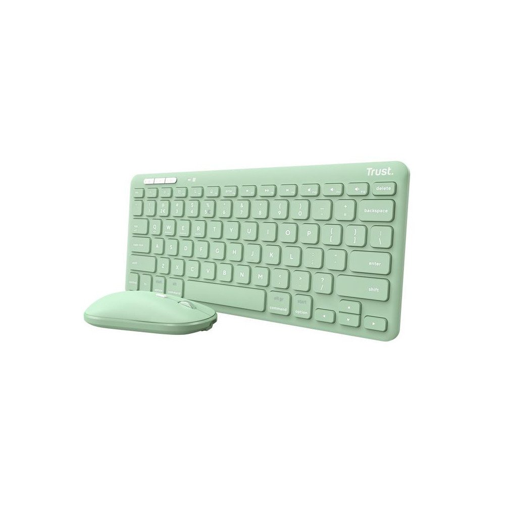 KEYBOARD +MOUSE WRL LYRA/GREEN 24942 TRUST