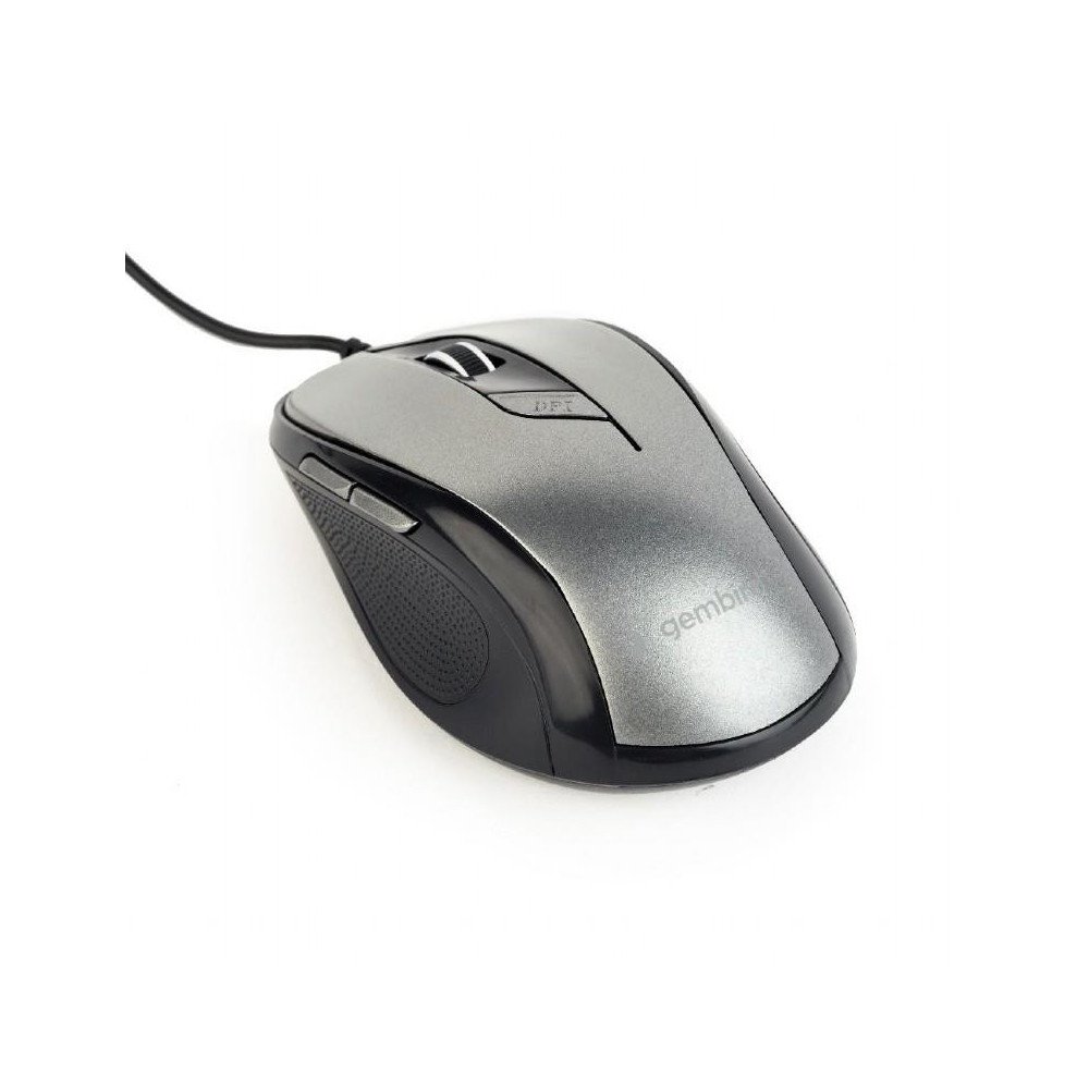MOUSE USB OPTICAL BLACK/GREY/MUS-6B-01-BG GEMBIRD