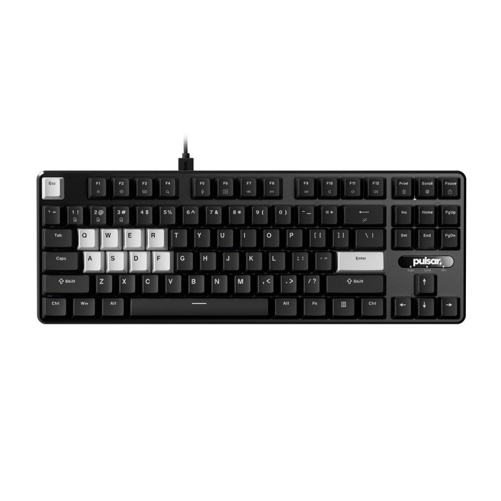 Pulsar|PCMK|2|HE|TKL|Hall|Effect|Black|(Juoda)|Magnetinė|Žaidimų