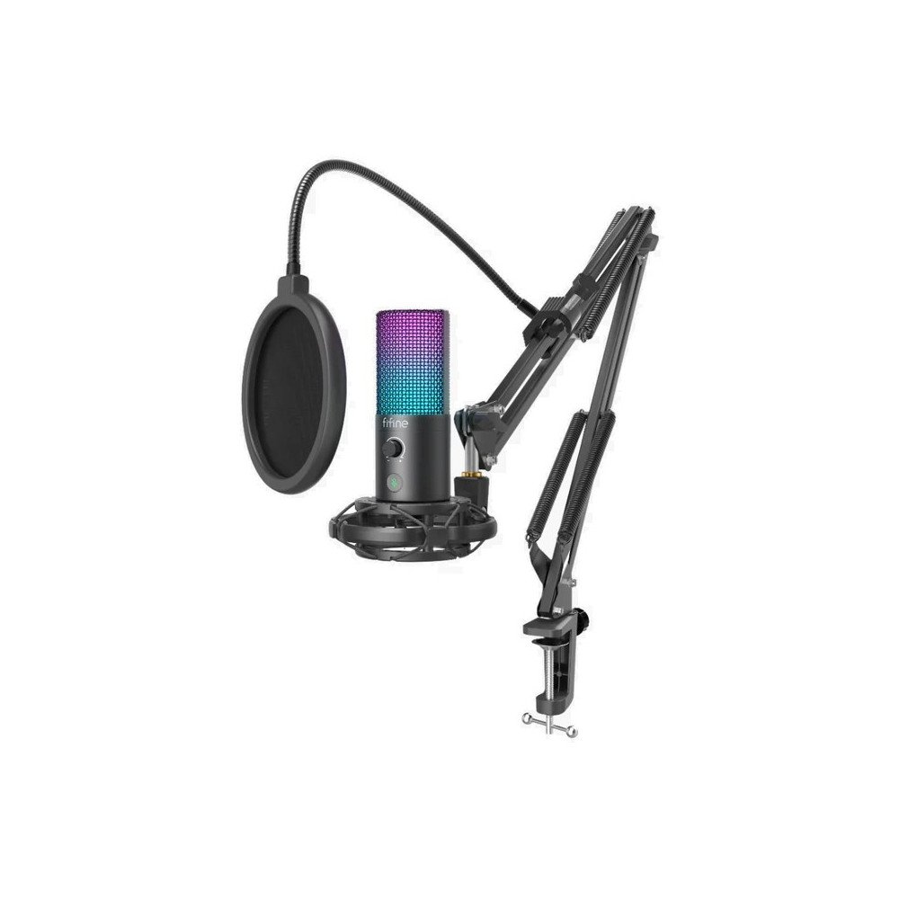 DĖMESIO!|PAŽEISTA|PAKUOTĖ!|FIFINE|T669|PRO3|RGB|Kondensatorinio