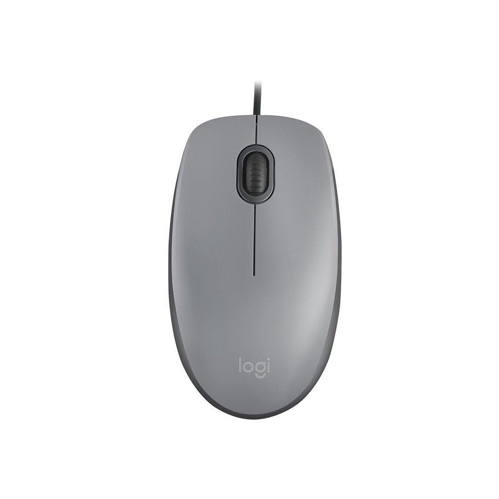MOUSE USB OPTICAL M110 SILENT/MID GRAY 910-005490 LOGITECH