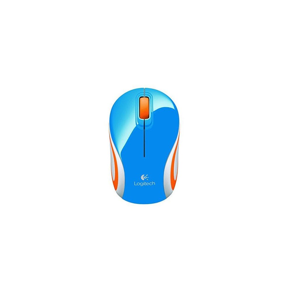 MOUSE USB OPTICAL WRL M187/BLUE 910-002733 LOGITECH