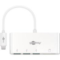 Goobay USB-C Multiport Adapter to 3x USB-A, Cardreader | 62097
