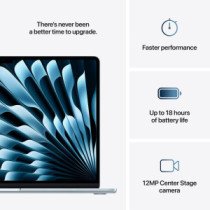 Apple|MacBook|Air|15”|Apple|M4|10C|CPU,|10C|GPU/16GB/256GB|SSD/Sky