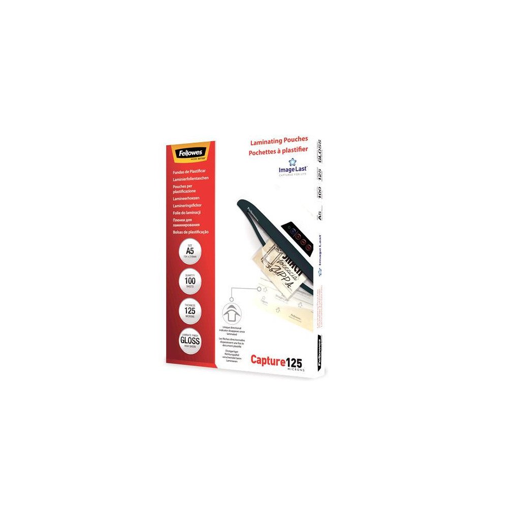 LAMINATOR POUCH IMAGELAST/A5 125 100PCS 5307302 FELLOWES