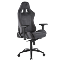 Deltaco DC430 Alcantara Fabric Dark Gray (Pilka Medžiaginė) Kėdė