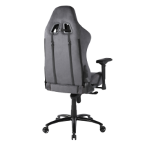 Deltaco DC430 Alcantara Fabric Dark Gray (Pilka Medžiaginė) Kėdė