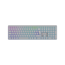 CANYON keyboard HKB-W11 UK/US RGB Dual Mode Wireless Grey