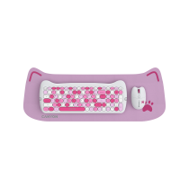 CANYON HSET-W6 EN Keyboard+Mouse Kitty Edition AAA+АА Wireless Pink