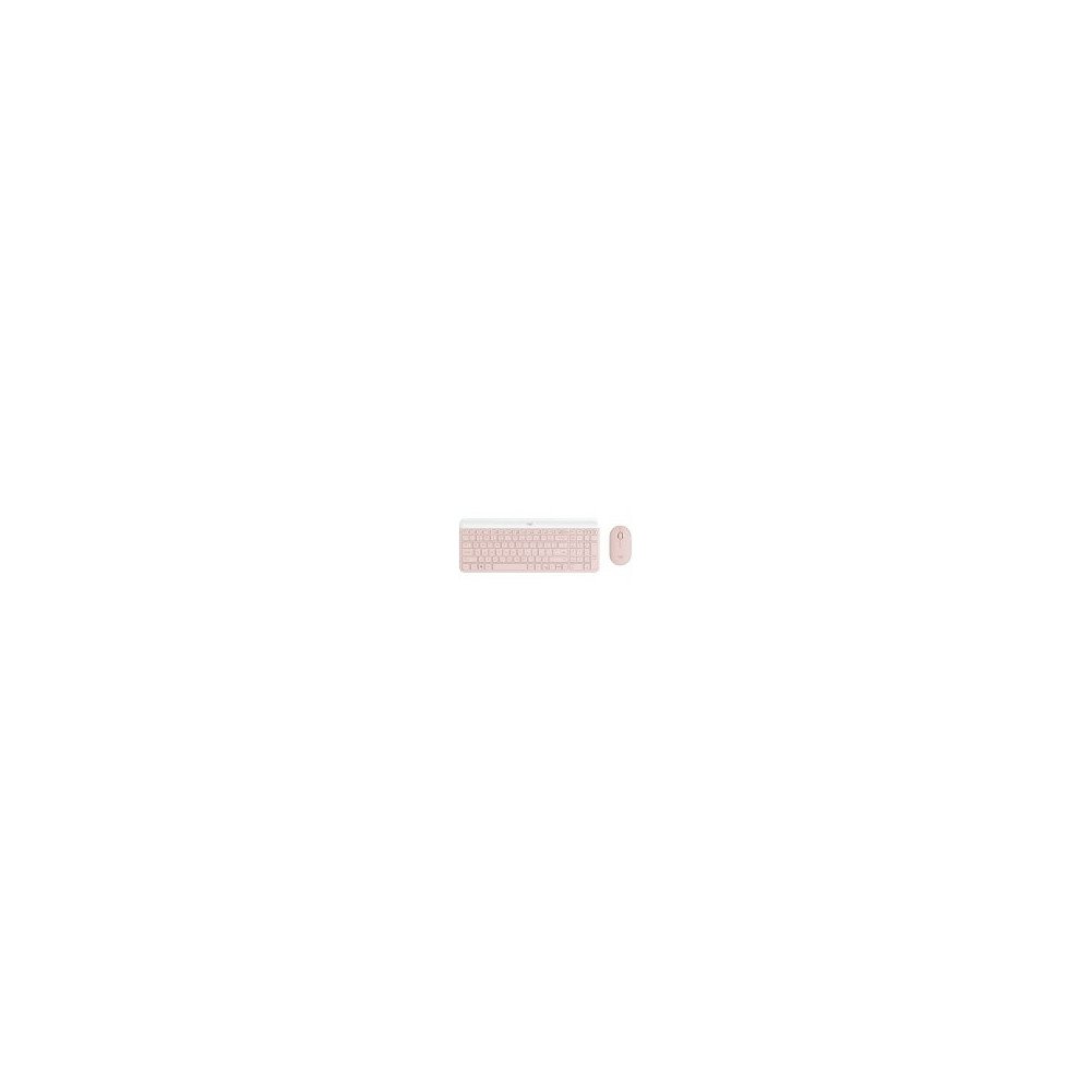 LOGITECH MK470 Slim Combo - ROSE - US INT'L - 2.4GHZ - INTNL-973