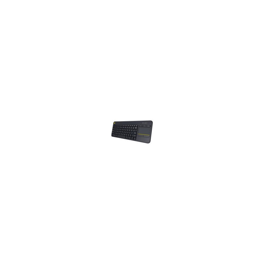 LOGITECH K400 Plus Wireless Touch Keyboard - BLACK - NORDIC