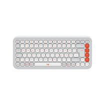LOGITECH POP ICON KEYS - OFF WHITE - US INT'L - BT - INTNL-973