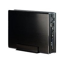 Dėklai|diskams|INTER-TECH|Coba|Nitrox|(3.5"|HDD,|SATA/SATA|II,|Black