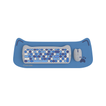 CANYON HSET-W6 EN Keyboard+Mouse Kitty Edition AAA+АА Wireless Blue