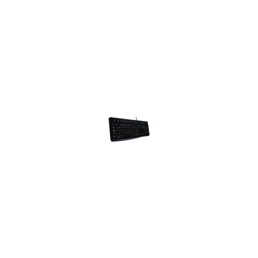 LOGITECH K120 Corded Keyboard - BLACK - USB - GREEK