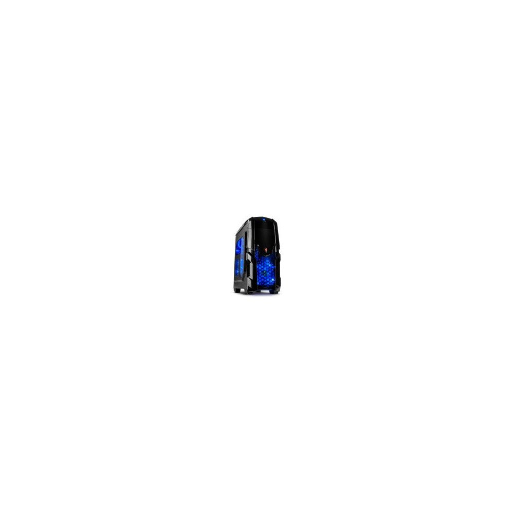 Chassis|INTER-TECH|Q2|ILLUMINATOR|BLUE|Gaming|Midi|Tower,|ATX,|Card