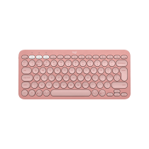LOGITECH K380S Multi-Device Bluetooth Keyboard - TONAL ROSE - UK