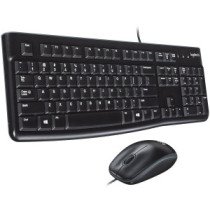 LOGITECH MK120 Corded Combo - BLACK - USB - HRV-SLV-SRB